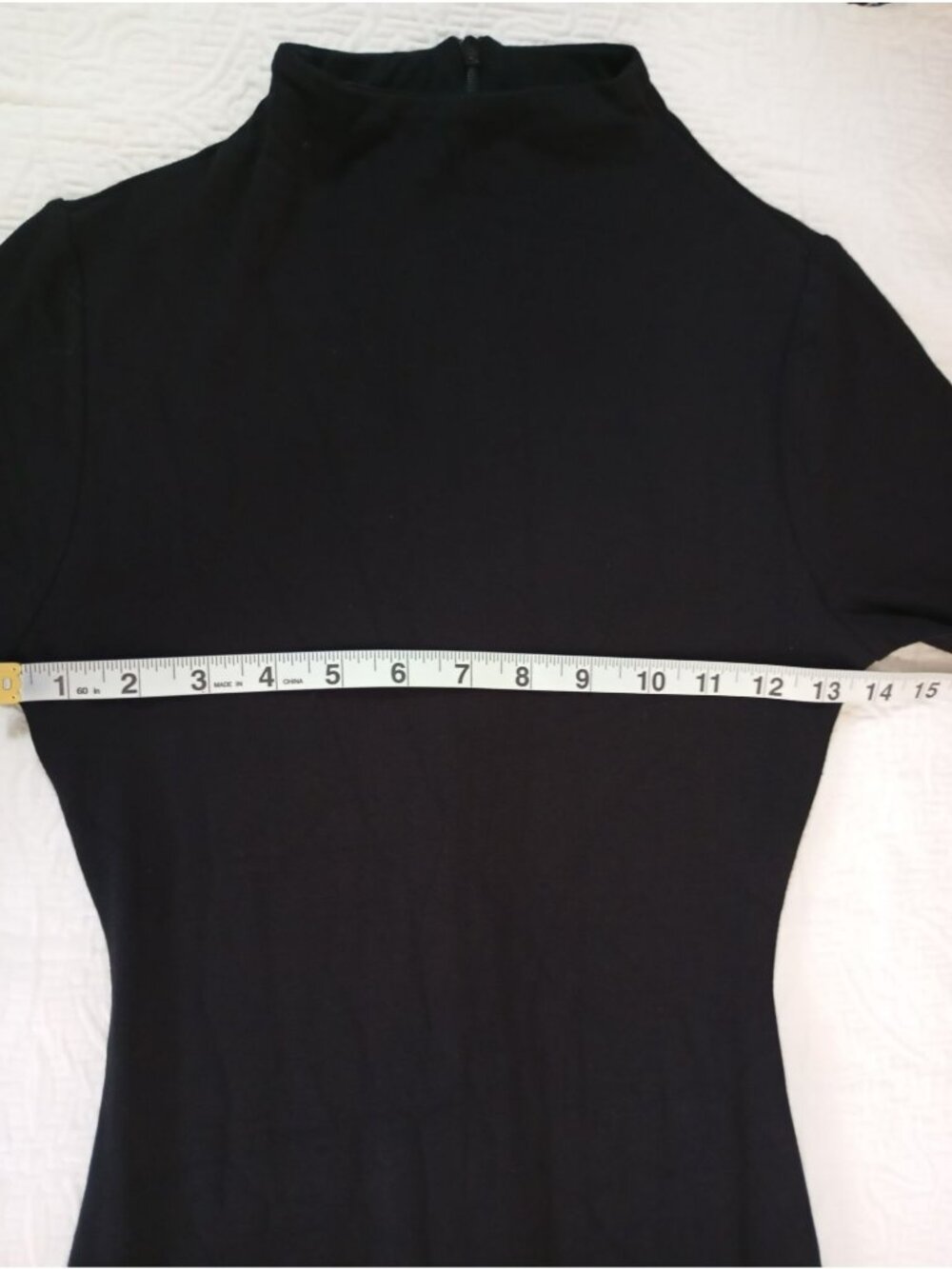 Naked Wardrobe Maxi Dress M Black Long Sleeve Back Zip Closure - Picture 8 of 12